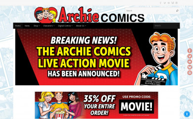 archiecomics.com screenshot