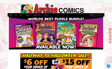 archiecomics.com screenshot
