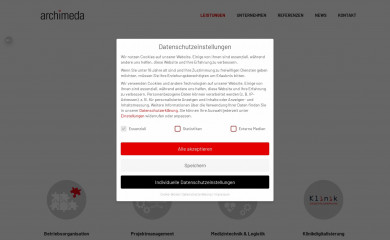 archimeda.de screenshot