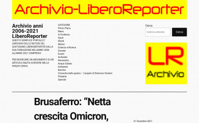 archivioliberoreporter.it screenshot