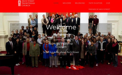 archstreetpres.org screenshot