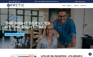 arcticms.com screenshot