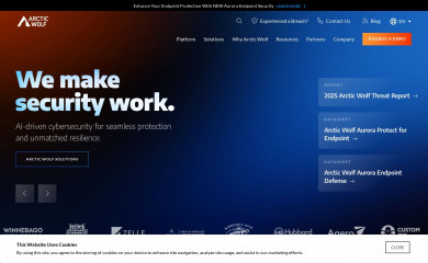 arcticwolf.com screenshot