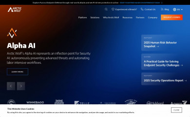 arcticwolf.com screenshot