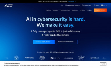 arcticwolf.com screenshot