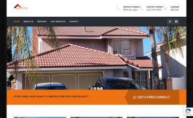 aranaroofing.com screenshot