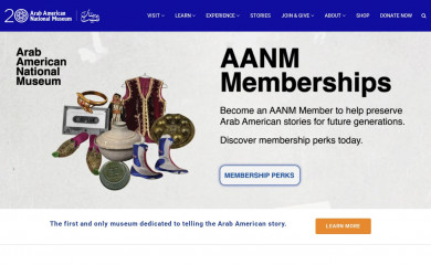 arabamericanmuseum.org screenshot
