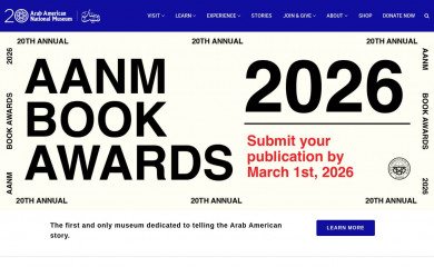 arabamericanmuseum.org screenshot