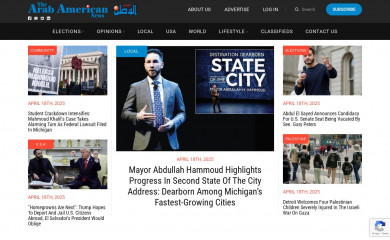 arabamericannews.com screenshot