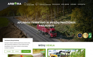 arbora.lt screenshot