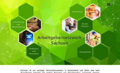arbeitgebernetzwerk-sachsen.de screenshot