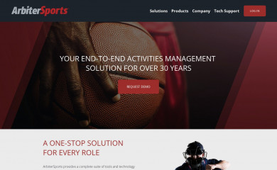 arbitersports.com screenshot