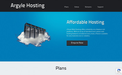 argylehosting.com.au screenshot