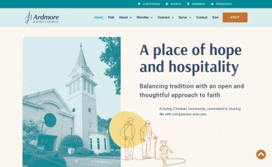 ardmorebaptist.org screenshot