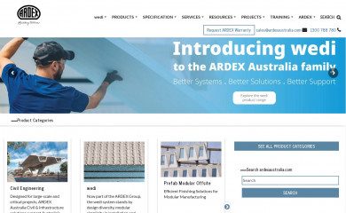 ardexaustralia.com screenshot