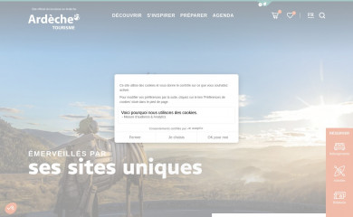 ardeche-guide.com screenshot