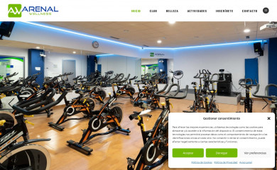 arenalcenter.com screenshot
