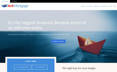 arkmortgage.com screenshot