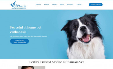 arkangelvet.com.au screenshot