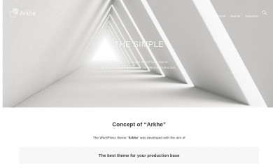 https://arkhe-theme.com/ screenshot
