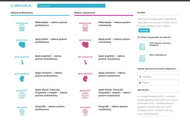 arkusze.pl screenshot