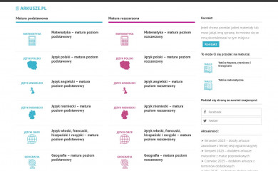 arkusze.pl screenshot