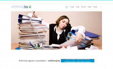arhiviraj.ba screenshot