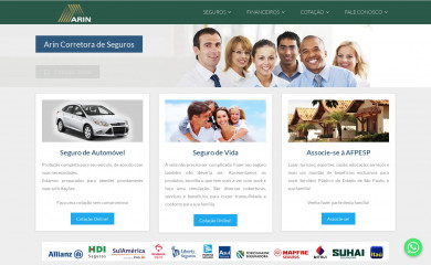 arin.com.br screenshot