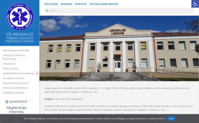 ariogalospspc.lt screenshot