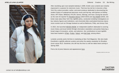 ariellenyc.com screenshot