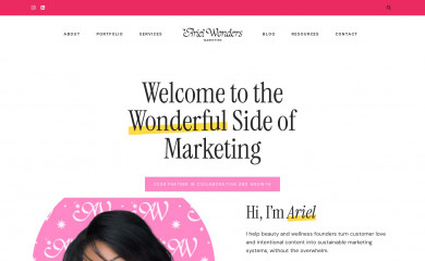 arielwonders.com screenshot