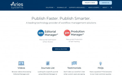 ariessys.com screenshot