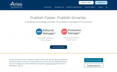 ariessys.com screenshot