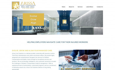 arissacs.com screenshot