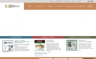 arizonahistoricalsociety.org screenshot