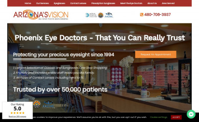 arizonasvision.com screenshot