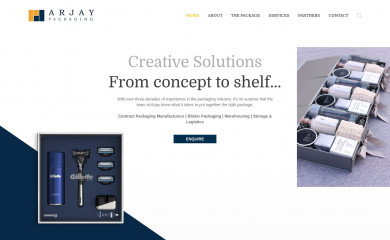 arjaypackaging.com.au screenshot