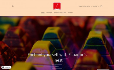 aromaecuador.com screenshot