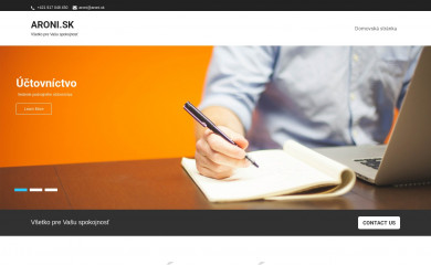 aroni.sk screenshot