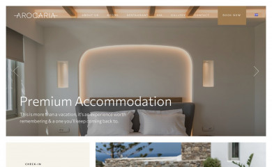 arocariamykonos.com screenshot