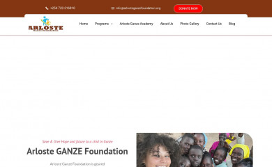 arlosteganzefoundation.org screenshot