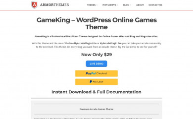 http://www.armorthemes.com/gameking screenshot