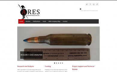 armamentresearch.com screenshot