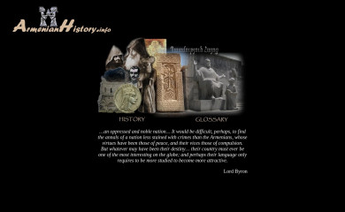 armenianhistory.info screenshot