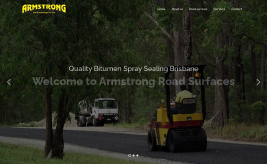 armstrongroadsurfaces.com.au screenshot