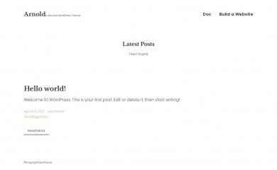 https://arnold.seatheme.net screenshot