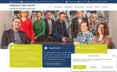 arnoldvanhooft.nl screenshot