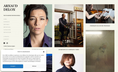 arnauddelon.com screenshot