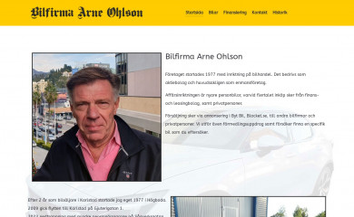 arneohlson.se screenshot