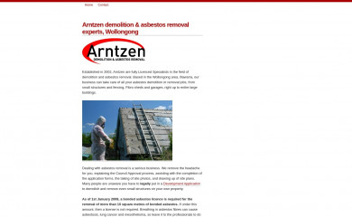 arntzen.com.au screenshot